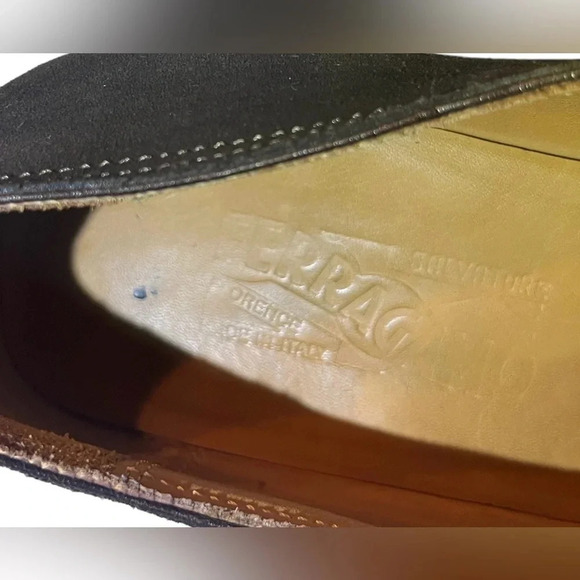 SALVATORE FERRAGAMO LAVORAZIONE ORIGINALE SUEDE/NUBUCK MONK LOAFERS 8.5 … main image 8